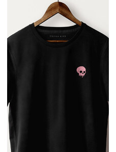 UnitedKind Drippy Skull, T-Shirt σε μαύρο χρώμα