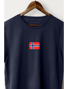UnitedKind Nordic Fjord, T-Shirt σε μπλε χρώμα