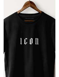 UnitedKind Be Icon, T-Shirt σε μαύρο χρώμα