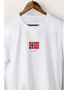 UnitedKind Nordic Fjord, T-Shirt σε λευκό χρώμα