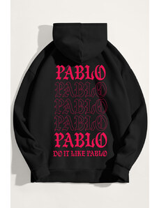 UnitedKind Pablo, Φούτερ με κουκούλα σε μαύρο χρώμα