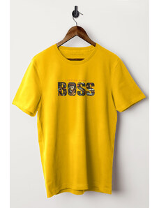 UnitedKind Big Boss, T-Shirt σε κίτρινο χρώμα