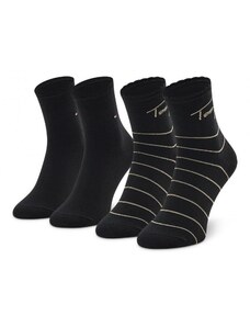 Tommy Hilfiger γυναικεία κάλτσα X2 μάυρη 701220252-002