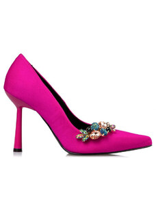 Envie Shoes Mairiboo for Envie “CRYSTAL FLOWERS” Φούξια