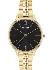 LE DOM Essence - LD.1275-5, Gold case with Stainless Steel Bracelet