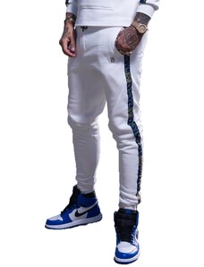 Vinyl Art Clothing - TAPED SIDE PANTS - 03060-02 - White - Φόρμα Παντελόνι