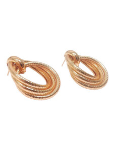 Σκουλαρίκια Μεταλλικό Copper, Χρυσαφί, 2012-155X | Karma Fashion