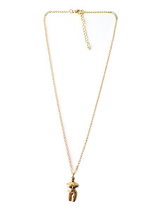 Κολιέ Μεταλλικό, αλυσίδα, Μήκος 40cm, Χρυσαφί - 2012-047X | Karma Fashion