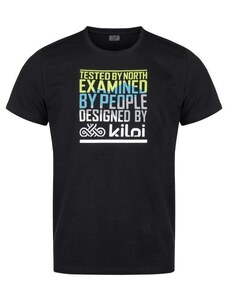 Ανδρικό βαμβακερό T-shirt KILPI TYPON-M ΜΑΥΡΟ