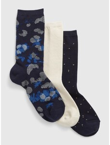 Γυναικεία GAP Set of 3 pairs of socks Blue