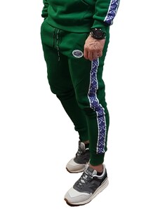 Vinyl Art Clothing - 05400-20 - TAPED SIDE PANTS - Green - Φόρμα Παντελόνι