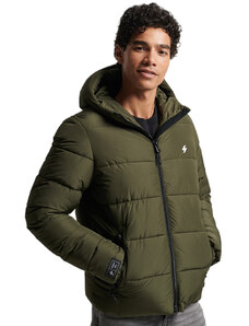 SUPERDRY HOODED SPORTS PUFFER ΜΠΟΥΦΑΝ ΑΝΔΡIKO M5011212A-GUL