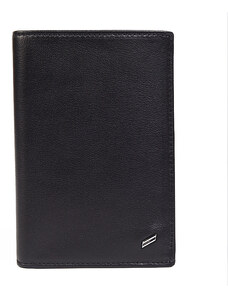 DANIEL HECHTER Ανδρικό πορτοφόλι όρθιο RFID σε μαύρο δέρμα MD9TW4 - 26783-01