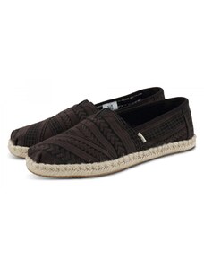 Toms BLACK ARROW EMBROIDERED MESH/ROPE