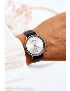 Kesi Γυναικείο αδιάβροχο αναλογικό ρολόι Giorgio &Dario Black and Silver