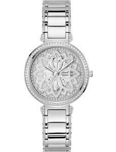 GUESS Lily Crystals - GW0528L1, Silver case with Stainless Steel Bracelet