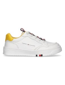 TOMMY HILFIGER LOW CUT LACE-UP SNEAKER WHITE T3X9-32853-1355X361 ΛΕΥΚΟ