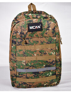 BELTIPO Ανδρική στρατιωτική τσάντα πλάτης καφέ παραλλαγής 45cmx30xm