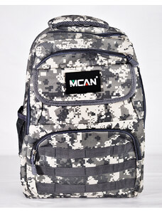 MCAN Ανδρική στρατιωτική τσάντα πλάτης γκρι παραλλαγής 45cmx30xm