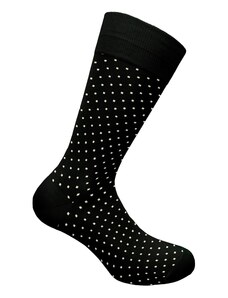 Ανδρικές Κάλτσες WALK Πουά Bamboo - Μαύρο - W304-3-02