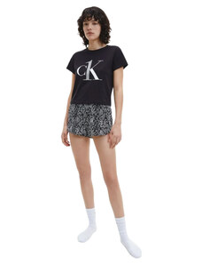 Γυναικεία Καλοκαιρινή Πυτζάμα Calvin Klein - Μαύρο - 000QS6443E-1XG