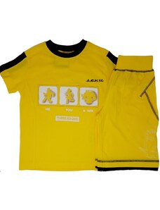 APPLE Παιδική Καλοκαιρινή Πυτζάμα ΑΕΚ - Κίτρινο - 1150402