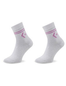 Σετ 2 ζευγάρια ψηλές κάλτσες γυναικείες Converse
