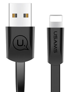 USAMS καλώδιο USB σε Lightning US-SJ199, 10W, 1.2m, μαύρο