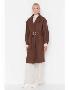 Trendyol Μοντέρνο παλτό - Braun - Basic