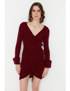 Φόρεμα Trendyol - Μπορντό - Φόρεμα πουλόβερ
