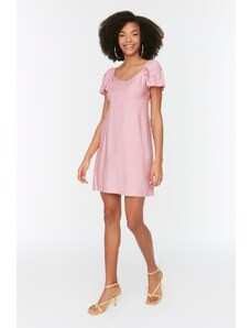 Trendyol ροζ κοντομάνικο φόρεμα