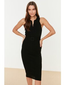 Trendyol Μαύρο Πλεκτό Φόρεμα