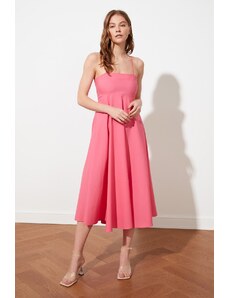 Trendyol ροζ φόρεμα με λουράκι