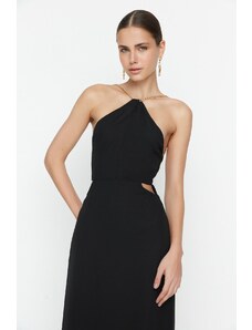 Trendyol Μαύρο Λεπτομερές Βραδινό Φόρεμα