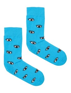 Κάλτσες Kabak Unisex με μπλε μάτια με σχέδια
