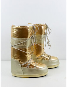 Moon Boot | Icon metallic ιριδίζουσες μπότες χιονιού Χρυσές