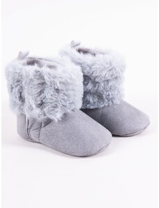 Παιδικές χειμερινές μπότες Yoclub Yoclub_Velcro_Strappy_Girls'_Boots_OBO-0188G-2800_Grey