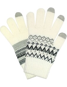 Γάντια Semiline Semiline_Smartphone_Gloves_0176_White/Grey