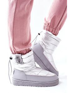 BIG STAR SHOES Γυναικείες μπότες για το χιόνι Kesi Silver