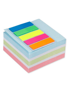 UMIDIGI MP αυτοκόλλητα χαρτάκια σημειώσεων PN181 75x75mm, 400+100τμχ, χρωματιστά