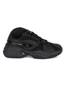 TRUSSARDI JEANS Sneakers 77A004789Y099998 Snk Asymmetrical Παπουτσι Ανδρικο A004789Y099998 k717 black/black