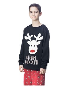 Galaxy Εφηβική Πυτζάμα Αγόρι Team Rudolph