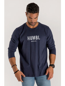 UnitedKind Stay Humbl, Long Sleeve Μπλούζα σε μπλε χρώμα