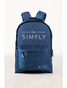 UnitedKind LIVE SIMPLY, Backpack σε μπλε χρώμα