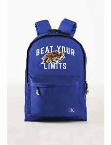 UnitedKind BEAT YOUR LIMITS, Backpack σε μπλε ηλεκτρίκ χρώμα