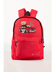 UnitedKind RACER TEDDY, Backpack σε κόκκινο χρώμα
