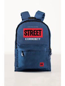 UnitedKind STREET COMMUNITY, Backpack σε μπλε χρώμα