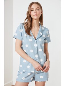 Γυναικείες πιτζάμες σετ Trendyol Polka-dot detailed