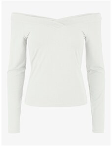 Λευκό T-shirt Pieces Maliva - Γυναικεία