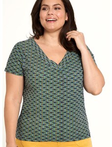 T-shirt με πράσινα σχέδια Tranquillo - Γυναικεία